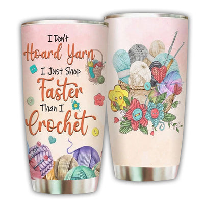 20OZ Crochet Faster Lover – Tumbler - Owls Matrix LTD