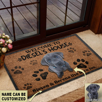 Dog Welcome To Dog's House Personalized - Doormat - Owls Matrix LTD