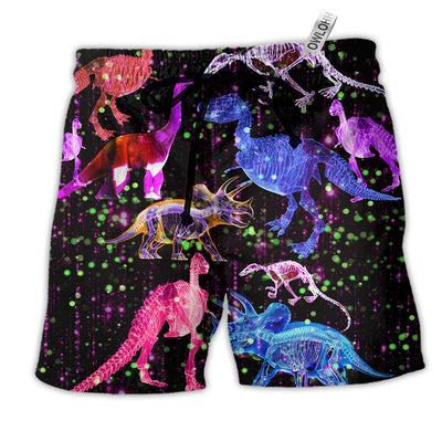 Beach Short / Adults / S Dinosaur The Sparkling X-Ray - Beach Short - Owls Matrix LTD