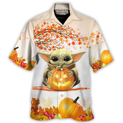 Starwars Halloween Baby Yoda Tricks Or Treat - Hawaiian Shirt