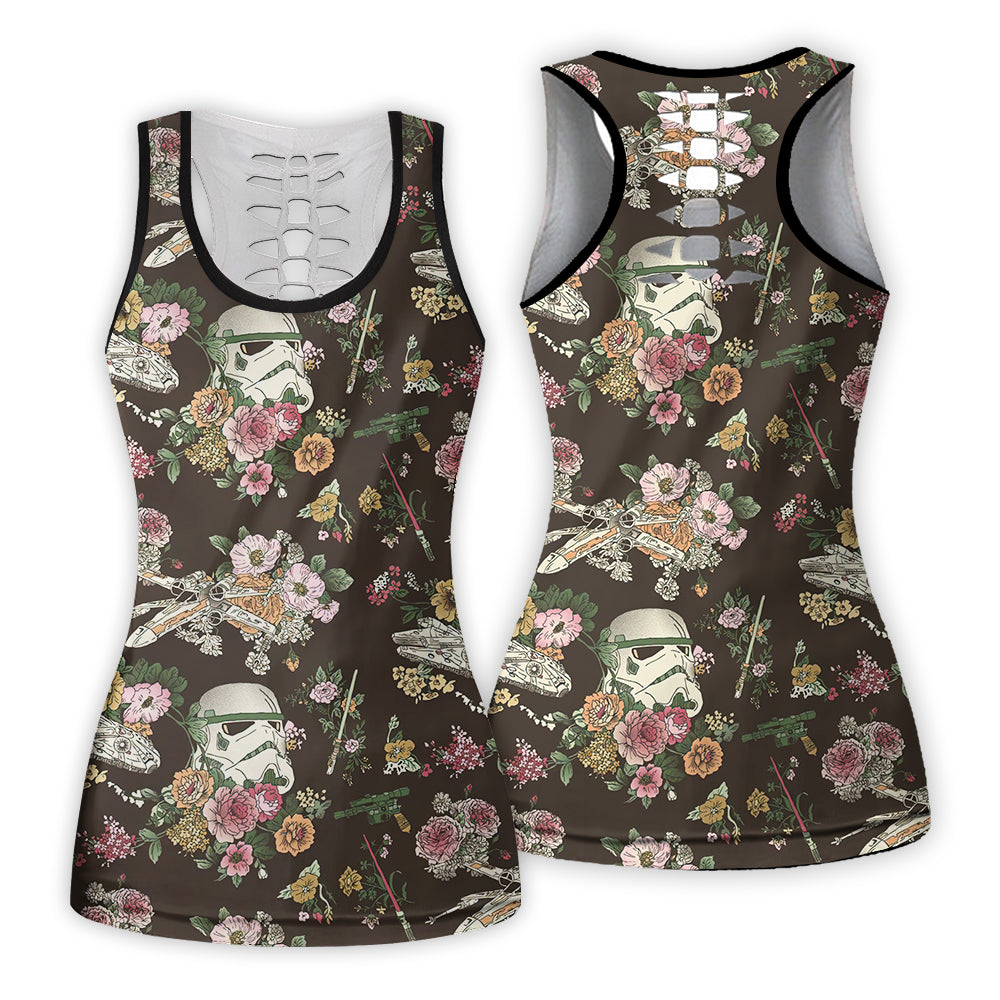 SW Stormtrooper Flower Vintage - Tank Top Hollow