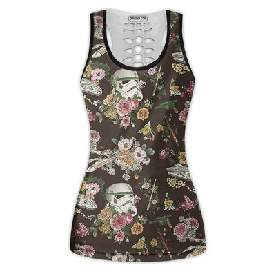 SW Stormtrooper Flower Vintage - Tank Top Hollow