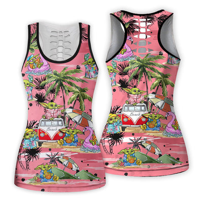 SW Disney Baby Yoda Pink - Tank Top Hollow