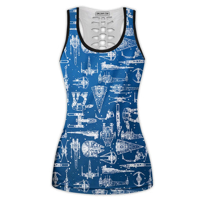 Star Trek Space Ships - Tank Top Hollow