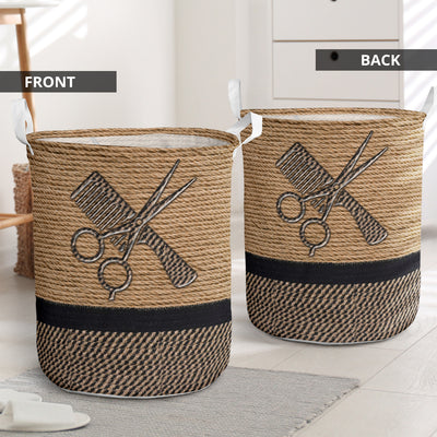 Hairstylist Rope Wallpaper - Laundry Basket - Owls Matrix LTD