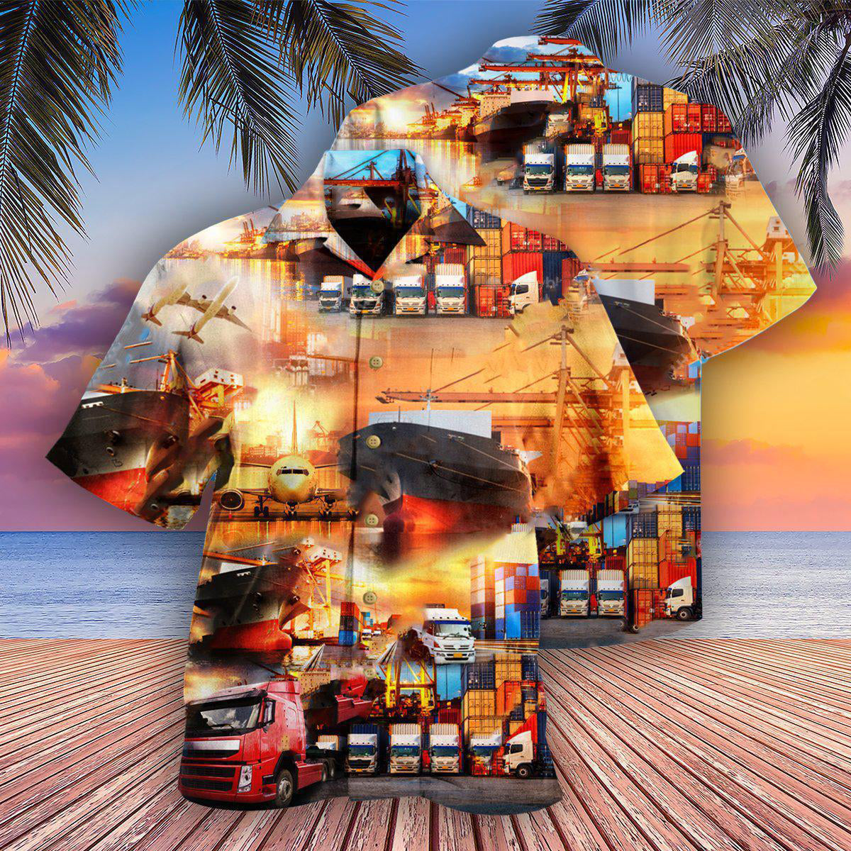 Logistics Into The World Logistics - Hawaiian Shirt - Owls Matrix LTD