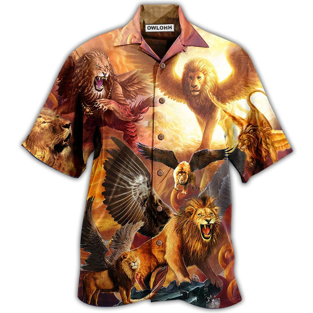 Hawaiian Shirt / Adults / S Lion King Love Life - Hawaiian Shirt - Owls Matrix LTD