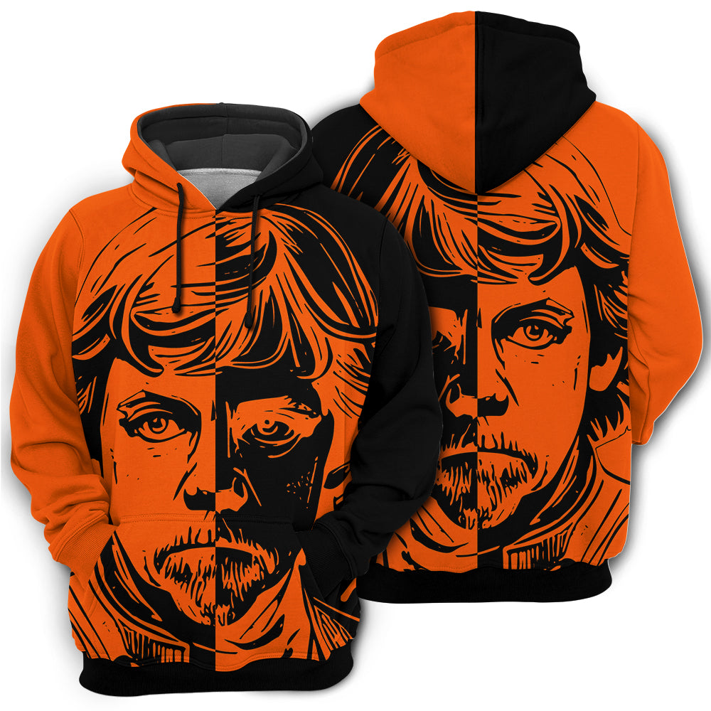Halloween Star Wars Luke Skywalker Two-Faced - Hoodie