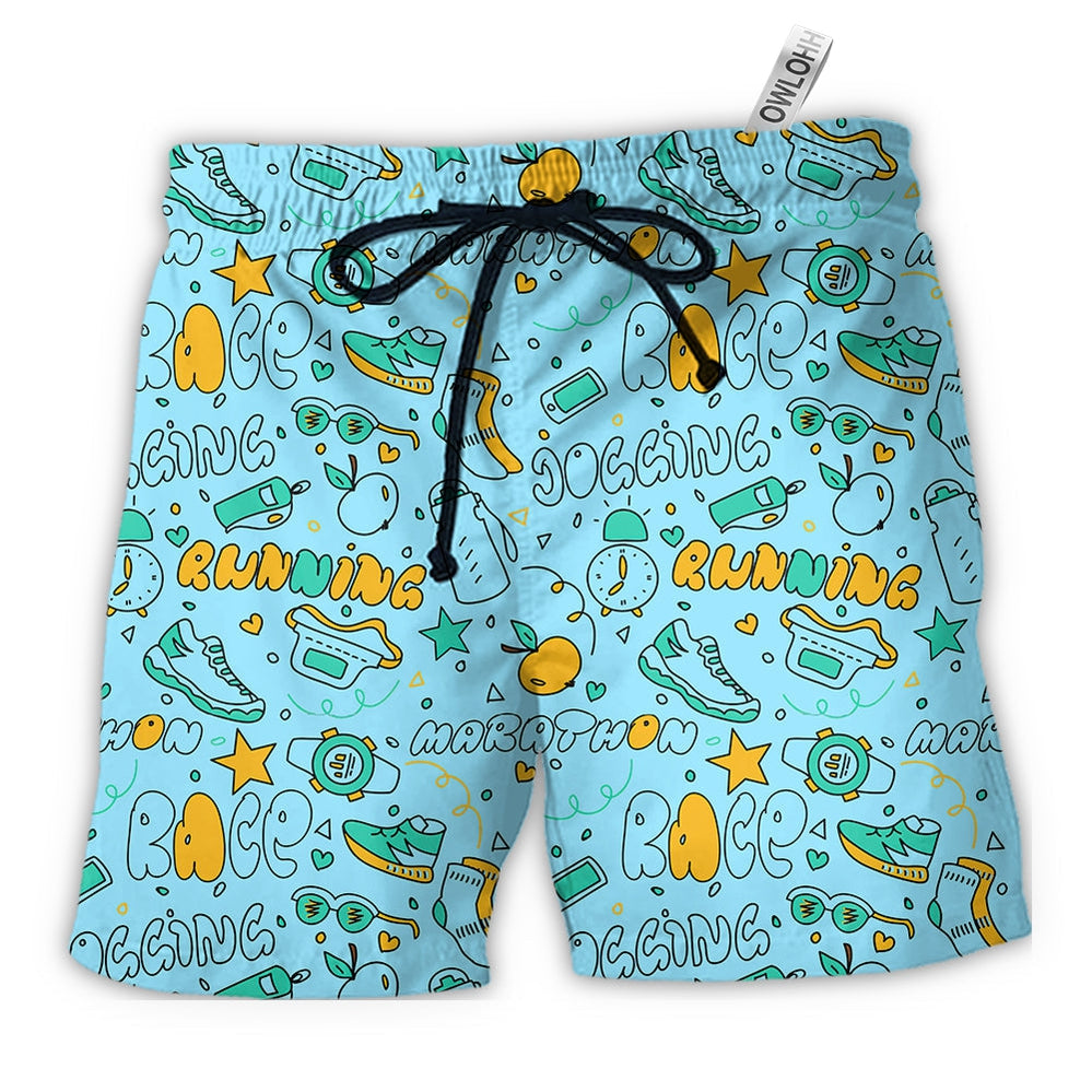 Beach Short / Adults / S Marathon Lovely Style - Beach Short - Owls Matrix LTD