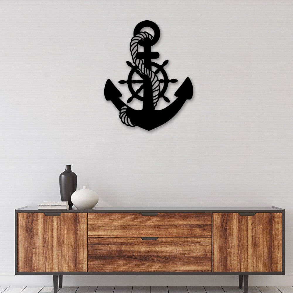 Nautical Anchor So Simple - Led Light Metal - Owls Matrix LTD