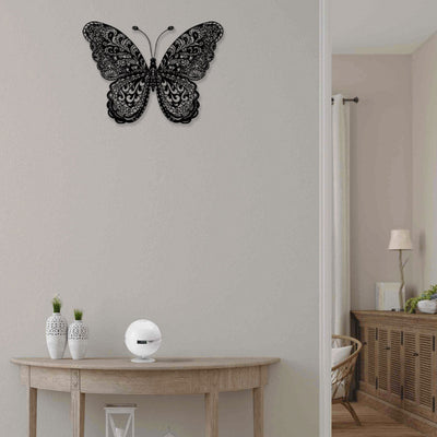 Mandala Butterfly Lovely Style - Led Light Metal - Owls Matrix LTD