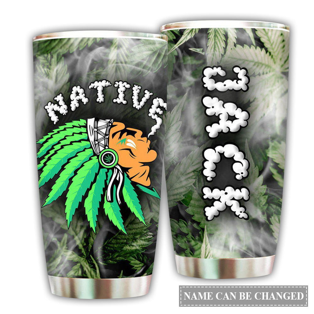 20OZ Native American Human High Funny Personalized - Tumbler - Owls Matrix LTD