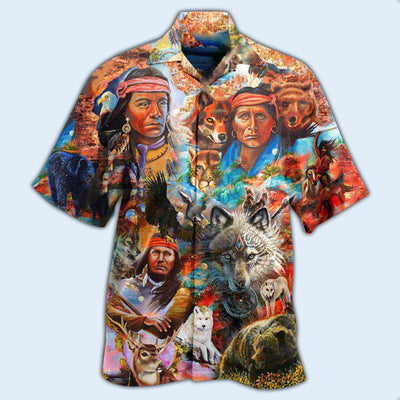Native Let The Spirits Guide You Cool - Hawaiian Shirt - Owls Matrix LTD