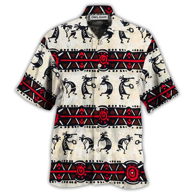 Hawaiian Shirt / Adults / S Native Style Love Peace Human - Hawaiian Shirt - Owls Matrix LTD