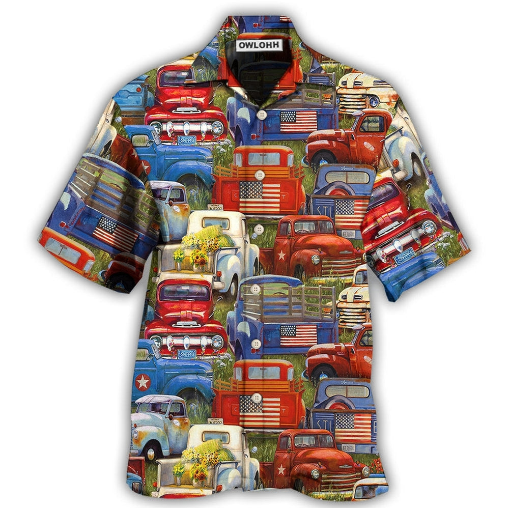 Hawaiian Shirt / Adults / S Truck Amazing Packed Trucks - Hawaiian Shirt - Owls Matrix LTD