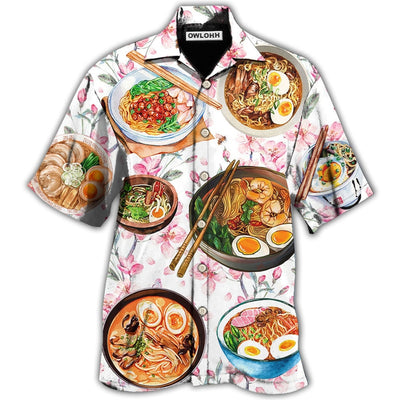 Hawaiian Shirt / Adults / S Food Ramen Delicious Floral Style - Hawaiian Shirt - Owls Matrix LTD
