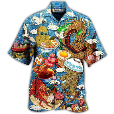 Hawaiian Shirt / Adults / S Food Ramen Fixes Everything Cool - Hawaiian Shirt - Owls Matrix LTD