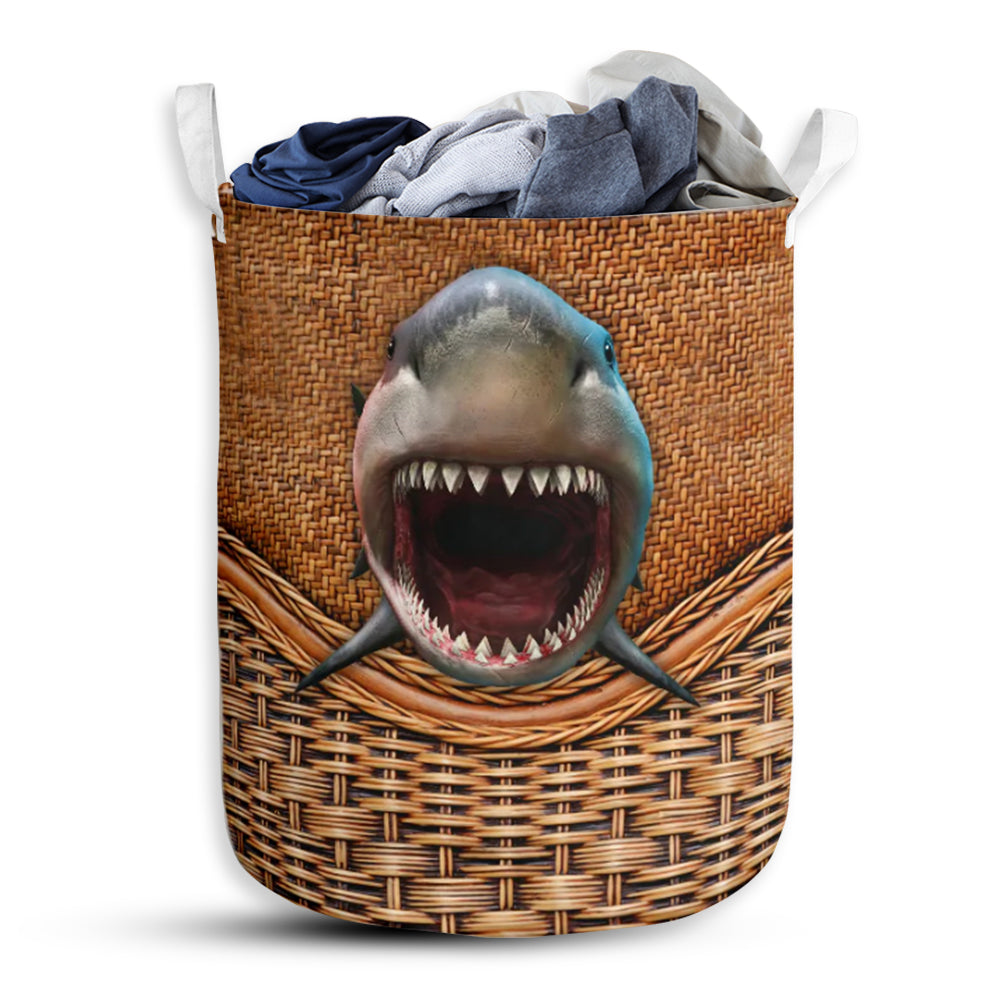 Shark Rattan Teaxturer - Laundry Basket - Owls Matrix LTD