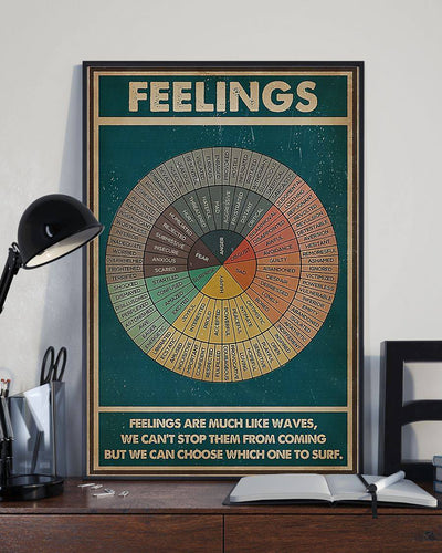 Social Worker Feelings Style - Vertical Poster - Owls Matrix LTD