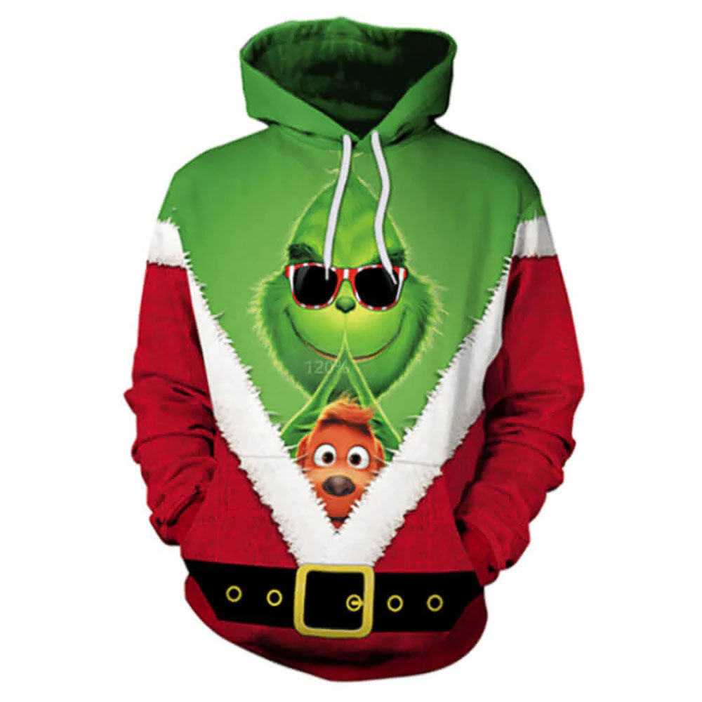 The Grinch Max Merry Christmas 3D Hoodie - Hoodie - OwlsMatrix