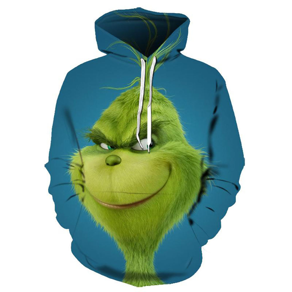 The Grinch Stole Christmas Smile 3d Hoodie - Hoodie - OwlsMatrix