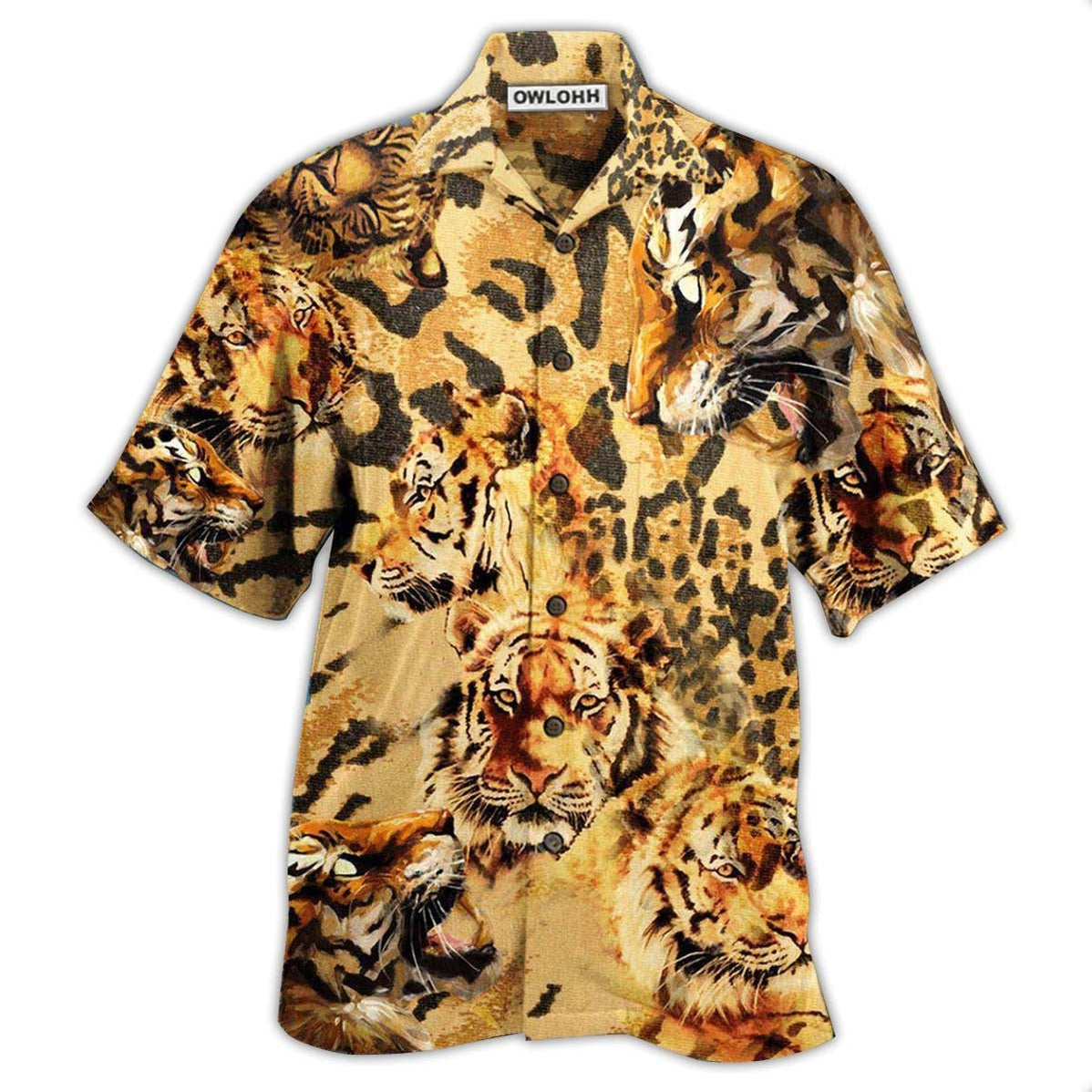 Hawaiian Shirt / Adults / S Tiger Stay Cool - Hawaiian Shirt - Owls Matrix LTD