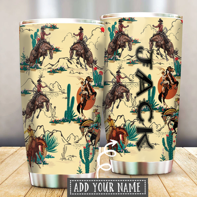 Cowboy Life Personalized - Tumbler - Owls Matrix LTD