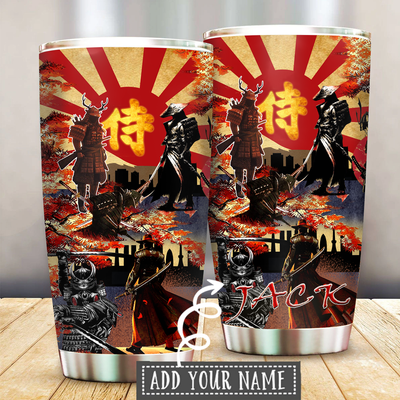 Samurai Life Cool Personalized - Tumbler - Owls Matrix LTD