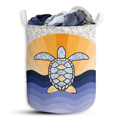 Turtle Palette Color Cute - Laundry Basket - Owls Matrix LTD