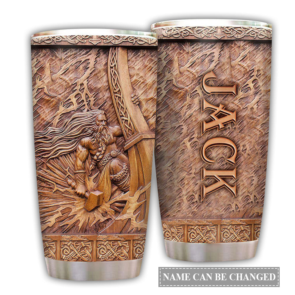 20OZ Viking Warrior Always Stronger Personalized - Tumbler - Owls Matrix LTD