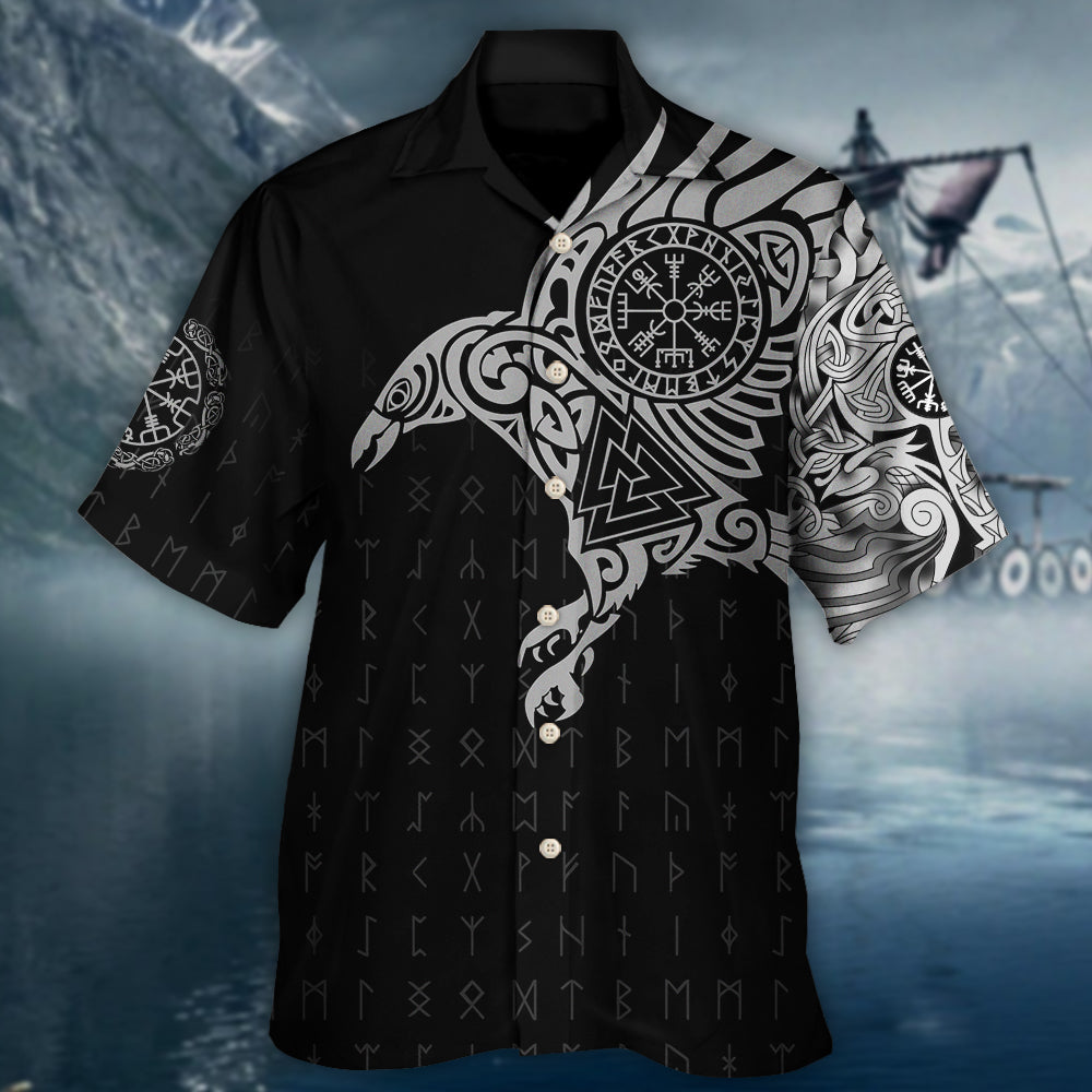 Viking Warrior Blood So Amazing - Hawaiian Shirt - Owls Matrix LTD