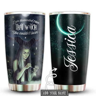 20OZ Witch You Couldn't Burn Personalized - Tumbler - Owls Matrix LTD