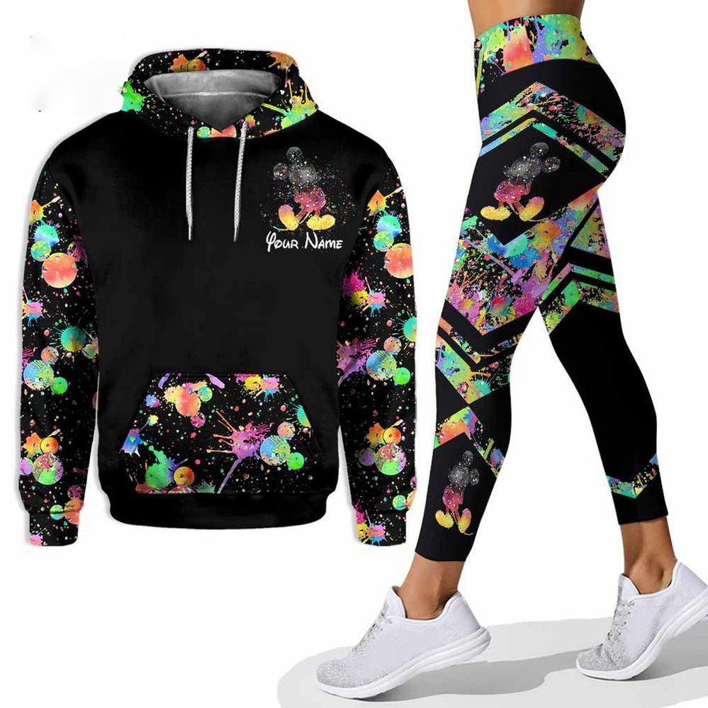 [BEST] Personalized Mickey Mouse Hoodie And Leggings All Over Print