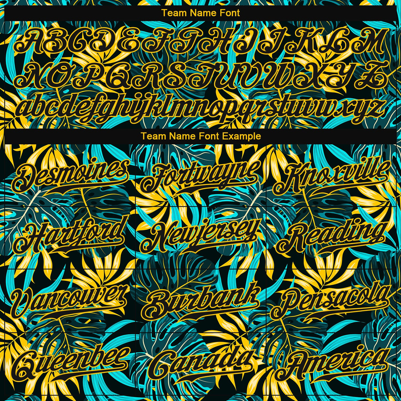 Custom Black Black-Gold 3D Pattern Design Tropical Plants Authentic Baseball Jersey - Owls Matrix LTD