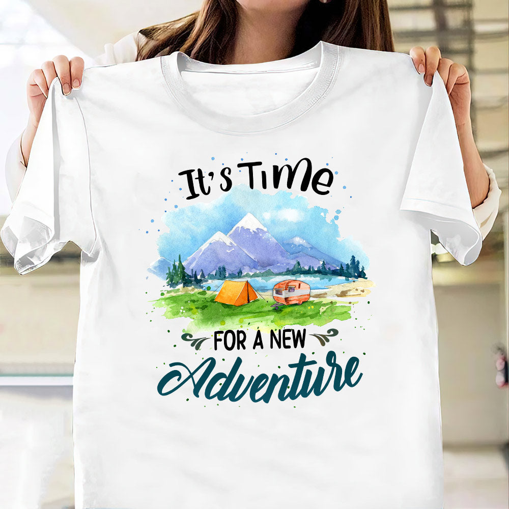Camping It Is Time For A New Adventure DNRZ1005005Y Light Classic T Shirt