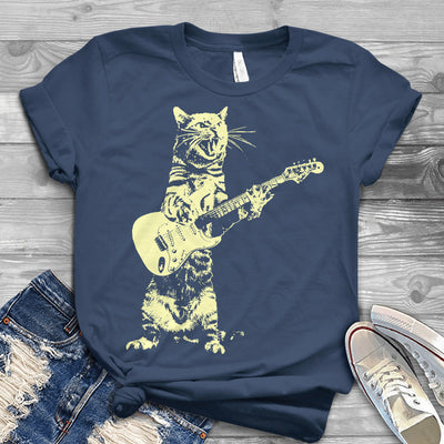 Cat Guitar ABQZ1810002Z Dark Classic T Shirt