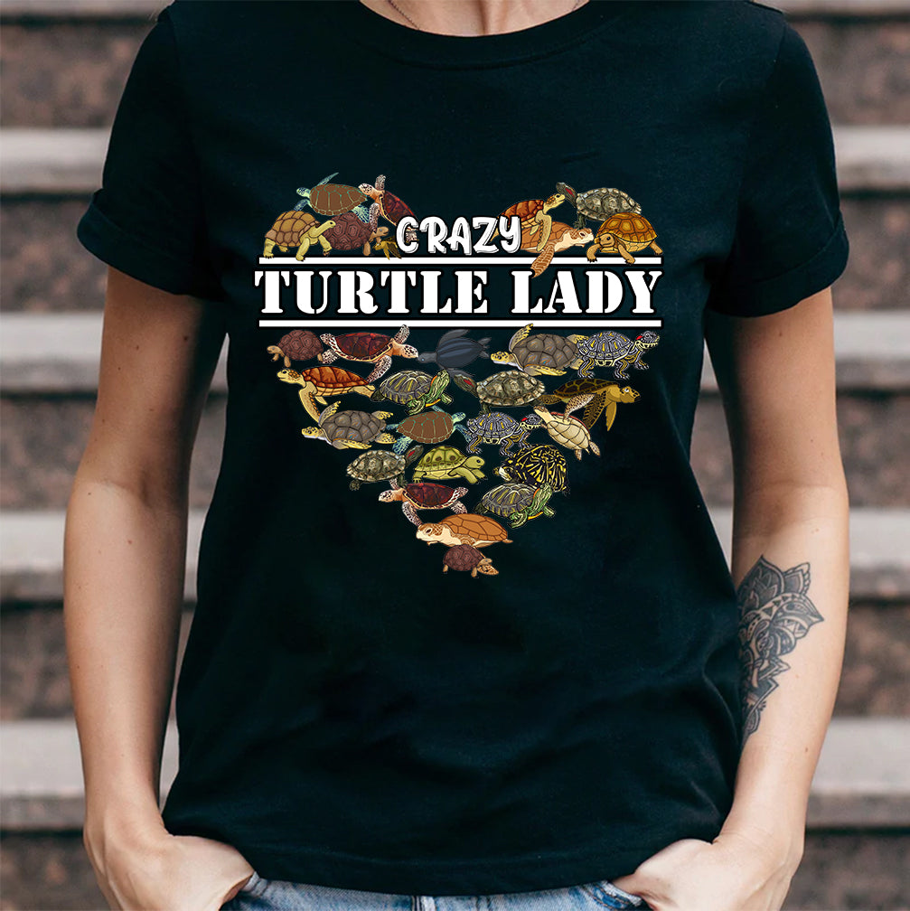 Crazy Turtle Lady NQAY2903002Y Dark Classic T Shirt
