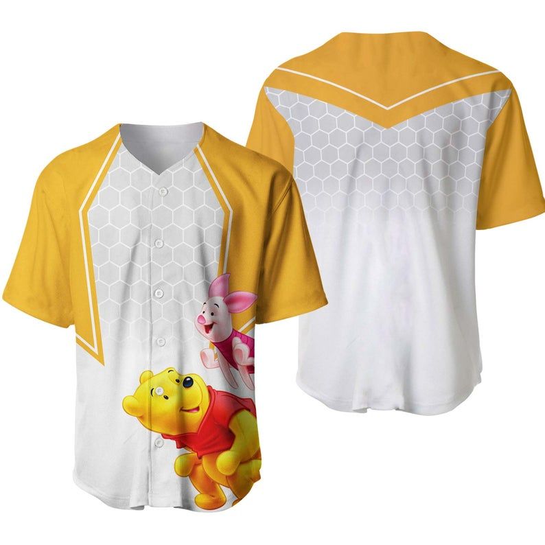 Disney Winnie The Pooh Baseball Jersey 555 Gift For Lover Jersey