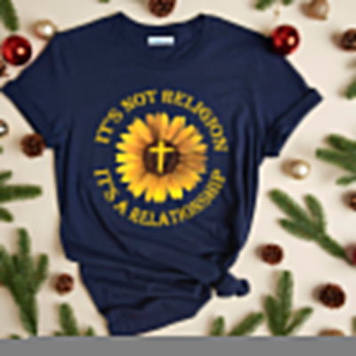 Faith Sunflower It Is A Relationship HALZ1611032Z Dark Classic T Shirt