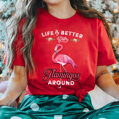 Flamingo Makes Life Better AEAF1611030Z Dark Classic T Shirt