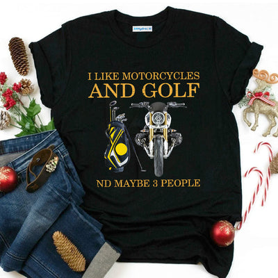 Golf Motorcycle AHQZ1511013Z Dark Classic T Shirt