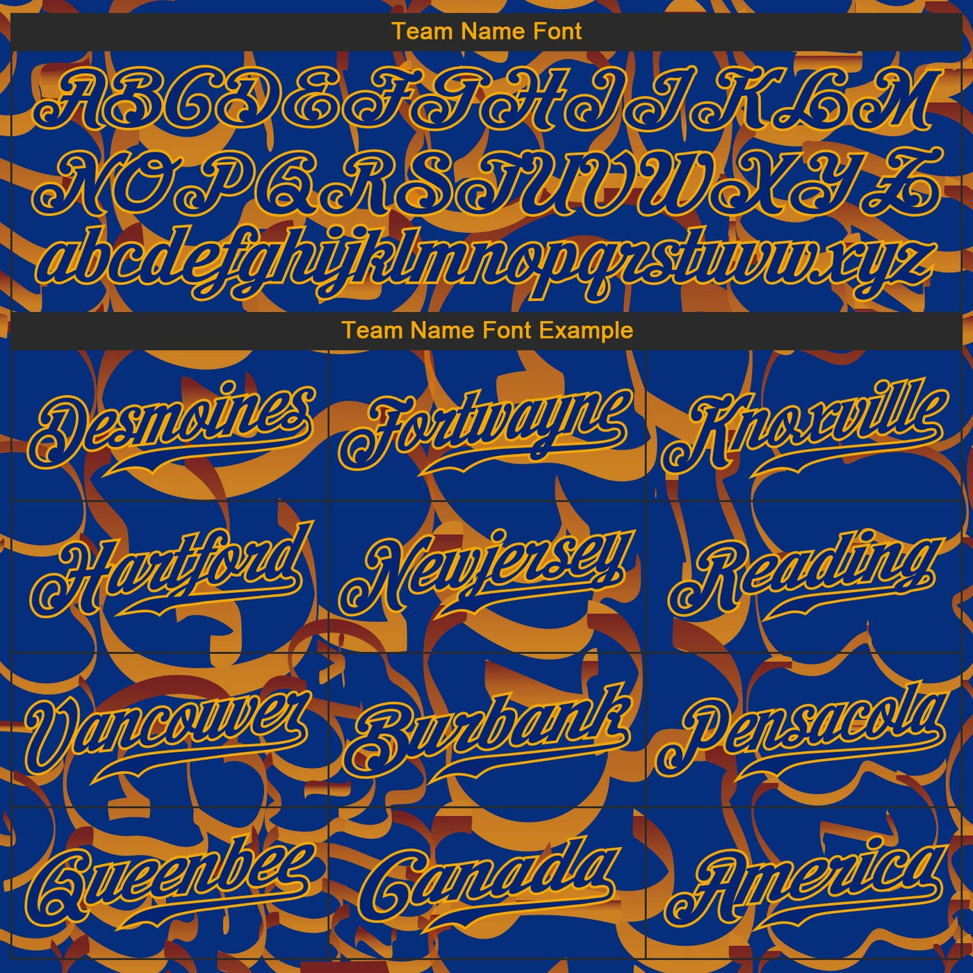 Custom Graffiti Pattern Royal-Gold 3D Authentic Baseball Jersey - Owls Matrix LTD
