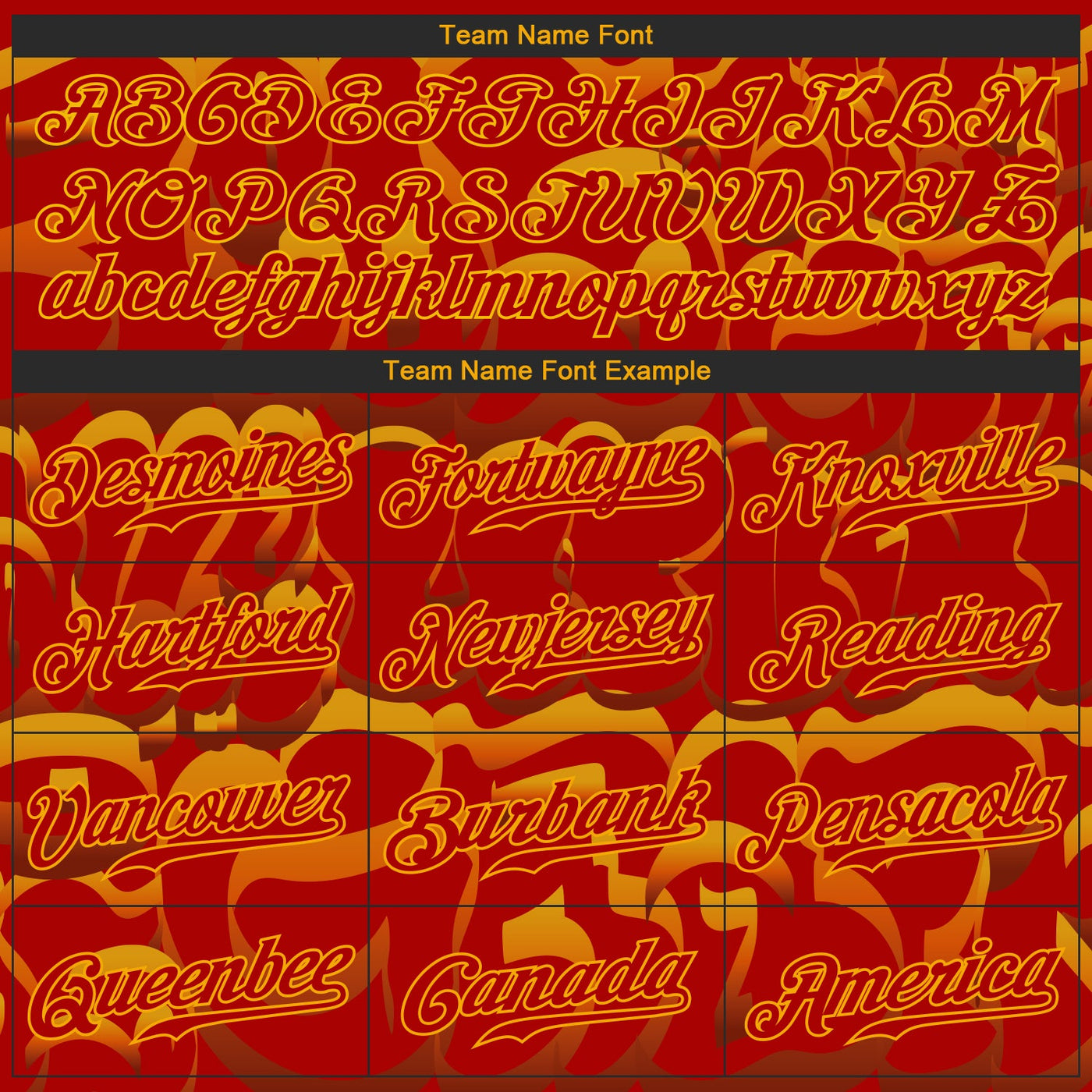 Custom Graffiti Pattern Red-Gold 3D Pattern Design Authentic Baseball Jersey