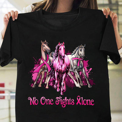 Horse Breast Cancer Awareness ADAA1810004Z Dark Classic T Shirt