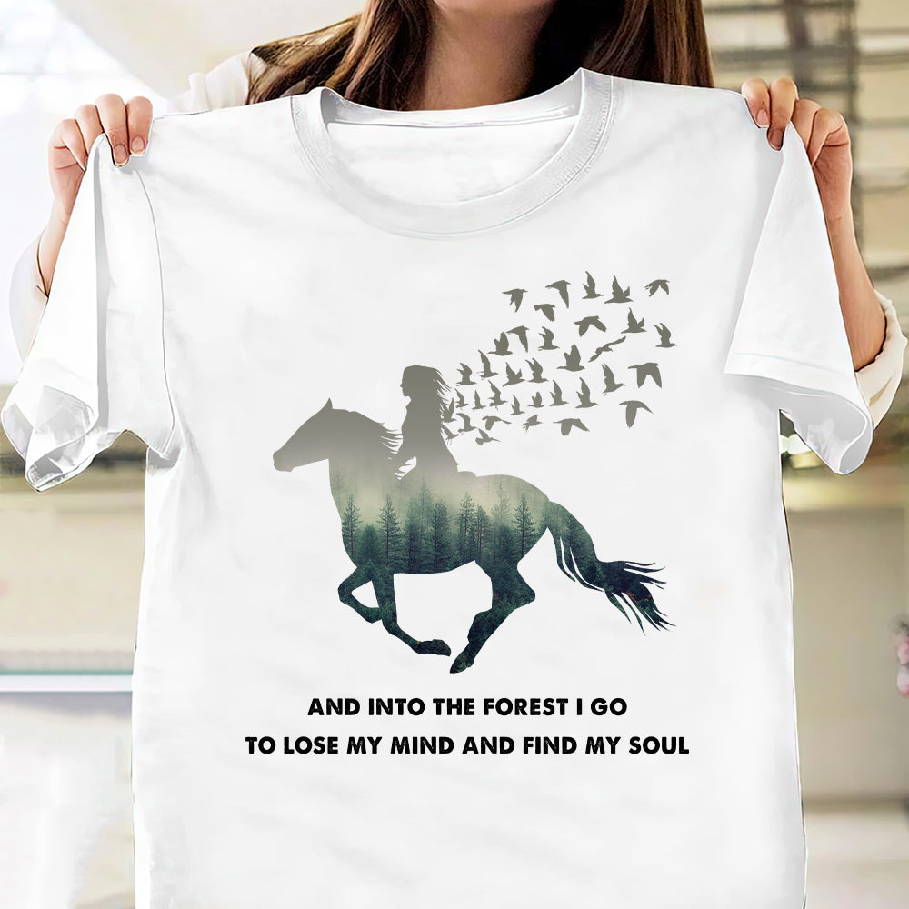 Horse Lover AEAA1810005Z Light Classic T Shirt