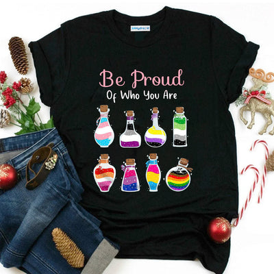 LGBTQ Pride Month Be Proud Of Who You Are HHAY2204002Y Dark Classic T Shirt