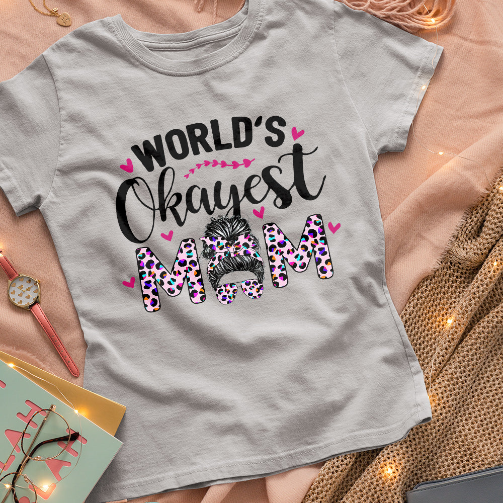Mother Gift Worlds Okayest Mom DNAY0208003Y Light Classic T Shirt
