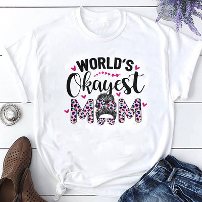 Mother Gift Worlds Okayest Mom DNAY0208003Y Light Classic T Shirt